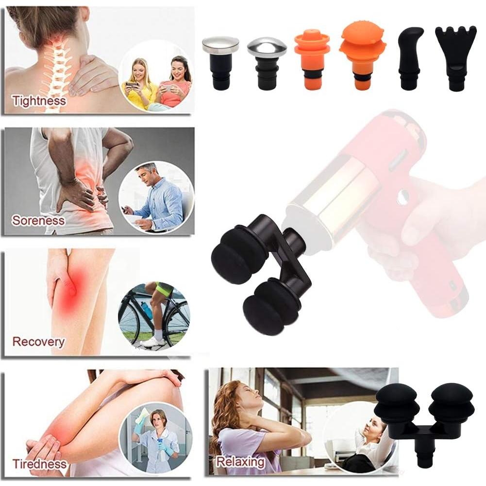 Juego de 9 Cabezas de Masaje Reemplazables DENPETEC