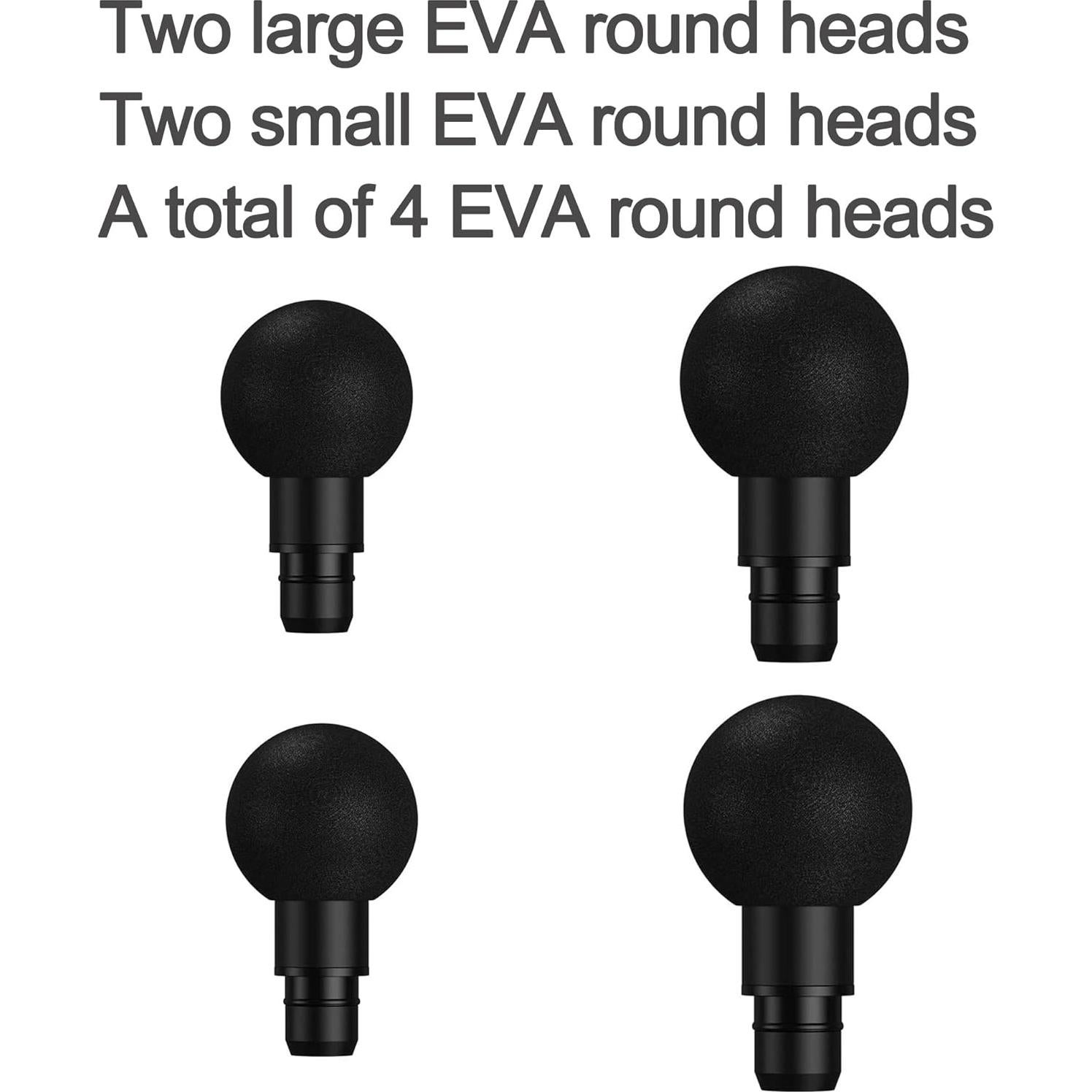 Cabezas de Masaje para Pistola Hypervolt Go - 4 Piezas
