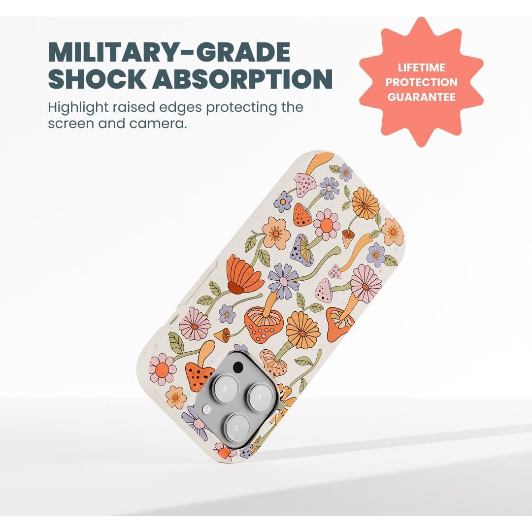 Funda ecológica Pela para iPhone 13 Mini - Oasis Verde