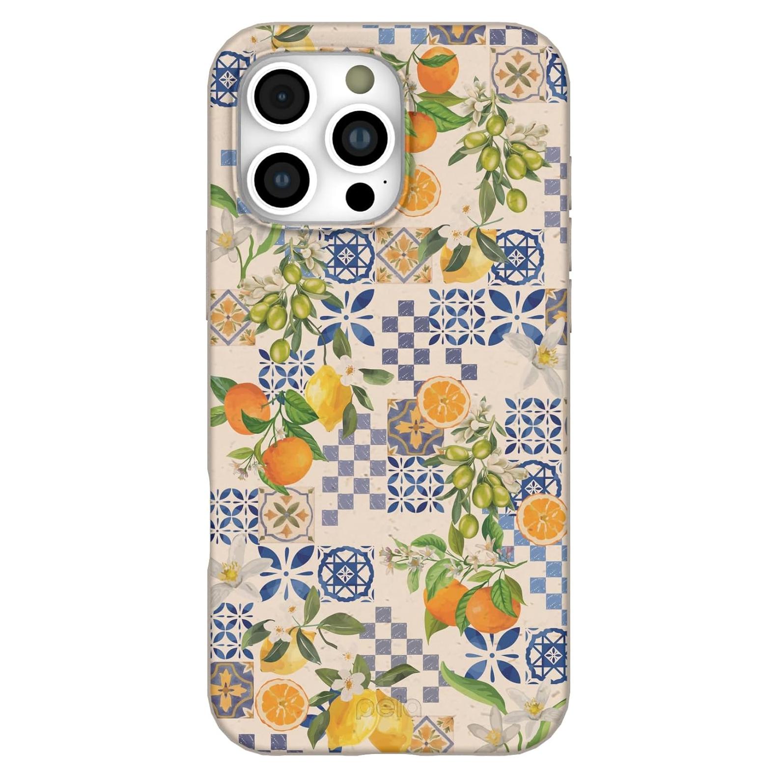 Funda ecológica Pela para iPhone 16 Pro Max - Frutas de Amalfi