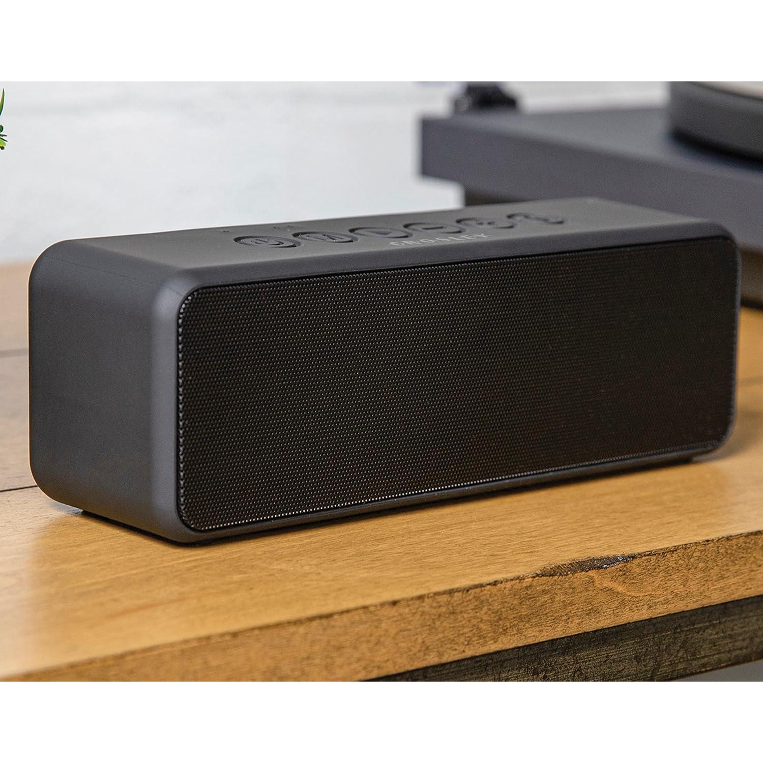 Tocadiscos Bluetooth Crosley C-Series con Altavoz S-300 Negro