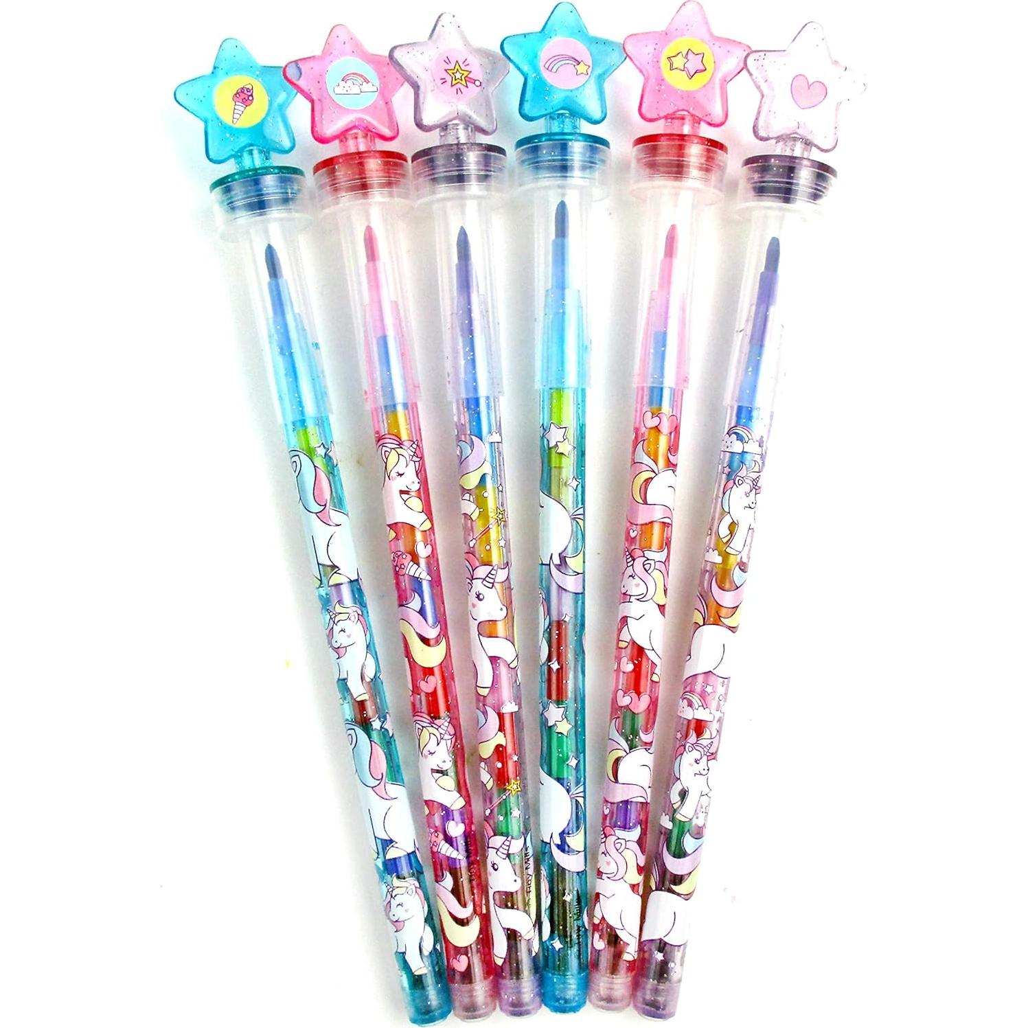 Crayones Apilables TINYMILLS 24 Pcs Unicornio 2 en 1