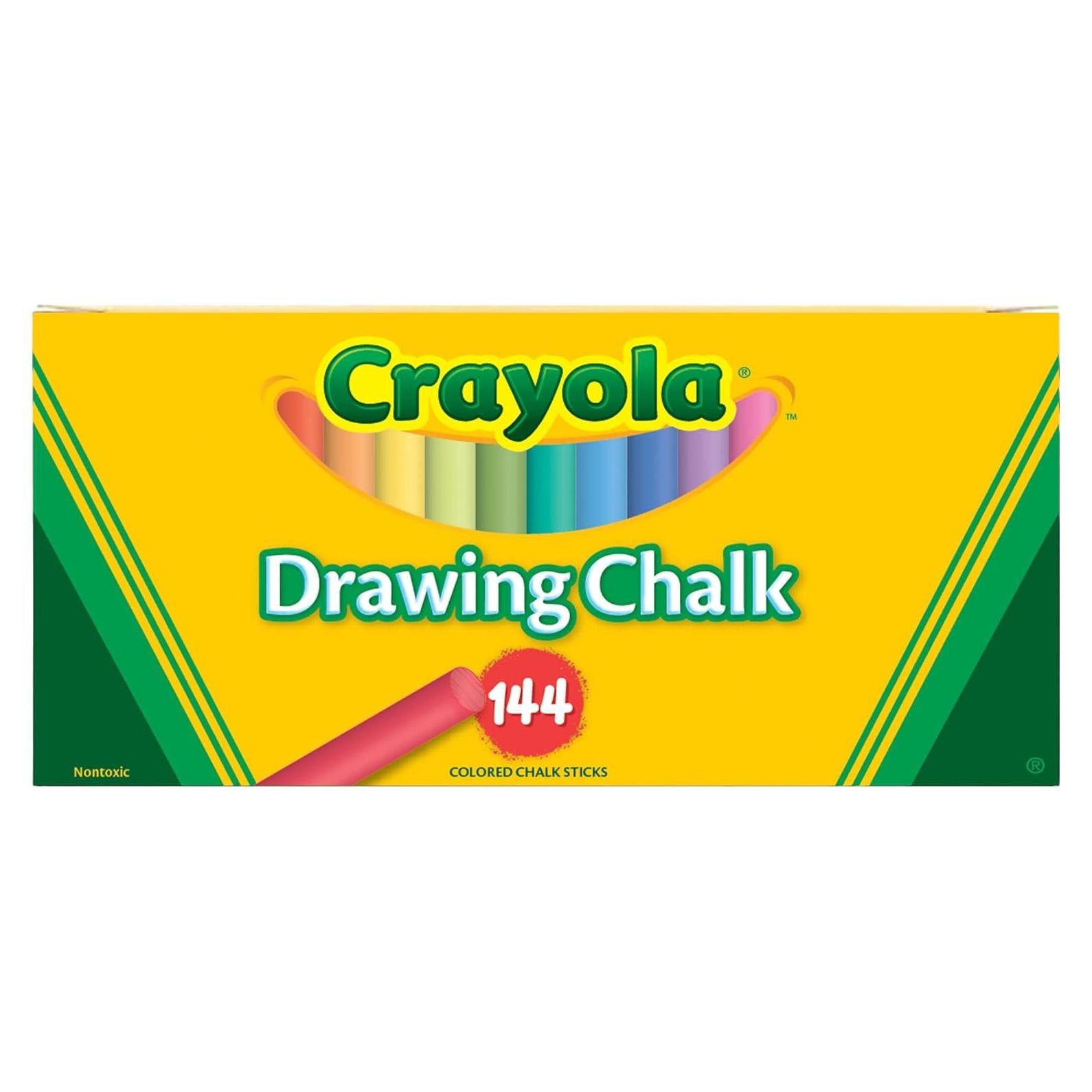 Tiza de Dibujo Crayola 144 Palos Multicolor 24 Colores