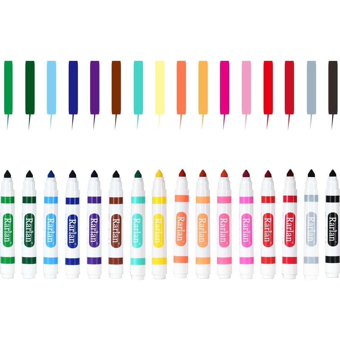 Marcadores Lavables Rarlan 288 Piezas 16 Colores para Aula