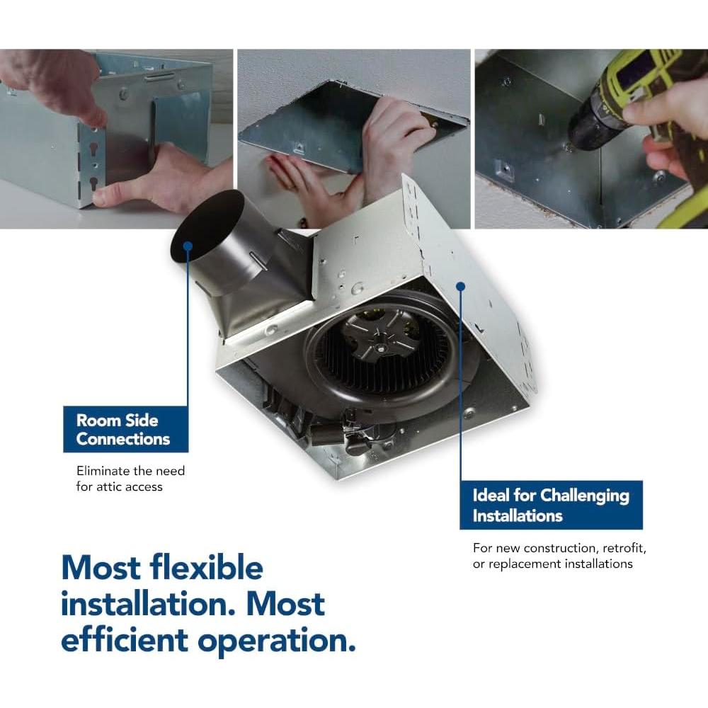 Ventilador de extracción Broan-NuTone SPK110RGBL 110 CFM LED 24 Colores