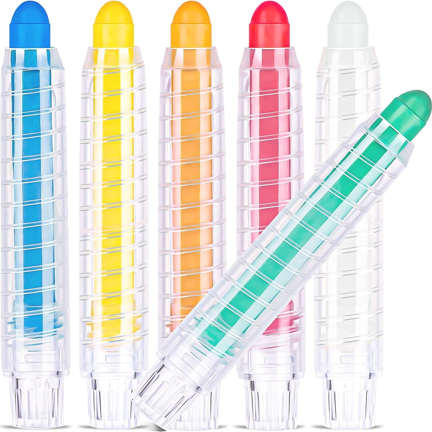 Tiza Lavable para Aceras ZHBDMGK 6 Colores con Soporte