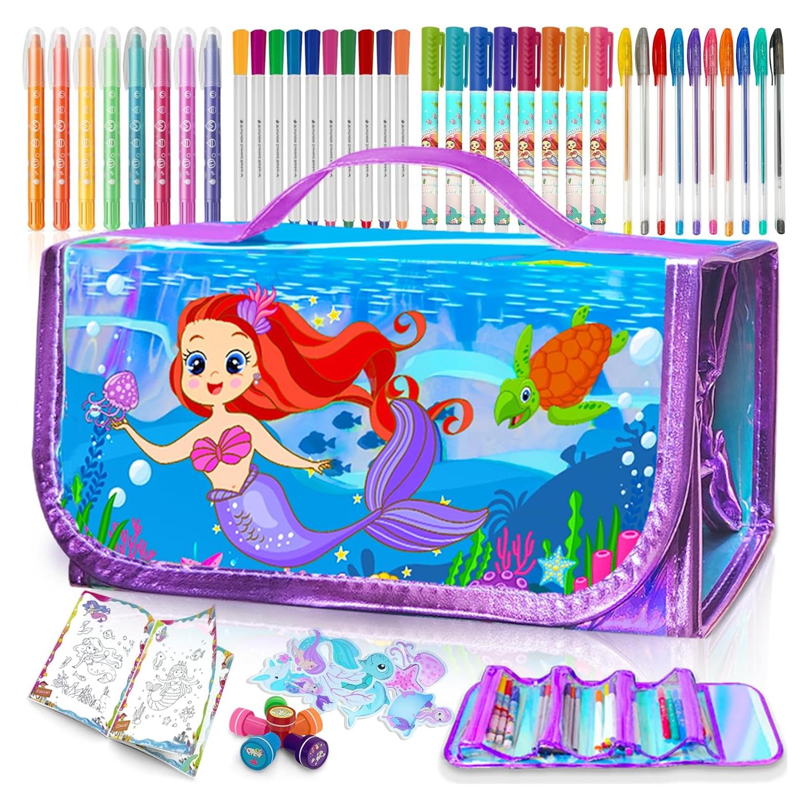 Juego de Marcadores Lavables Weirtoya con Aroma Frutal 56 PCS