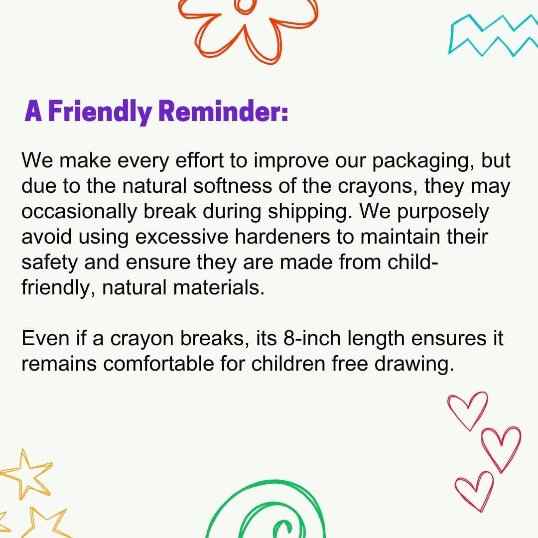 Crayones Gigantes Multicolor Rokt&razo 2PC 20,32 cm