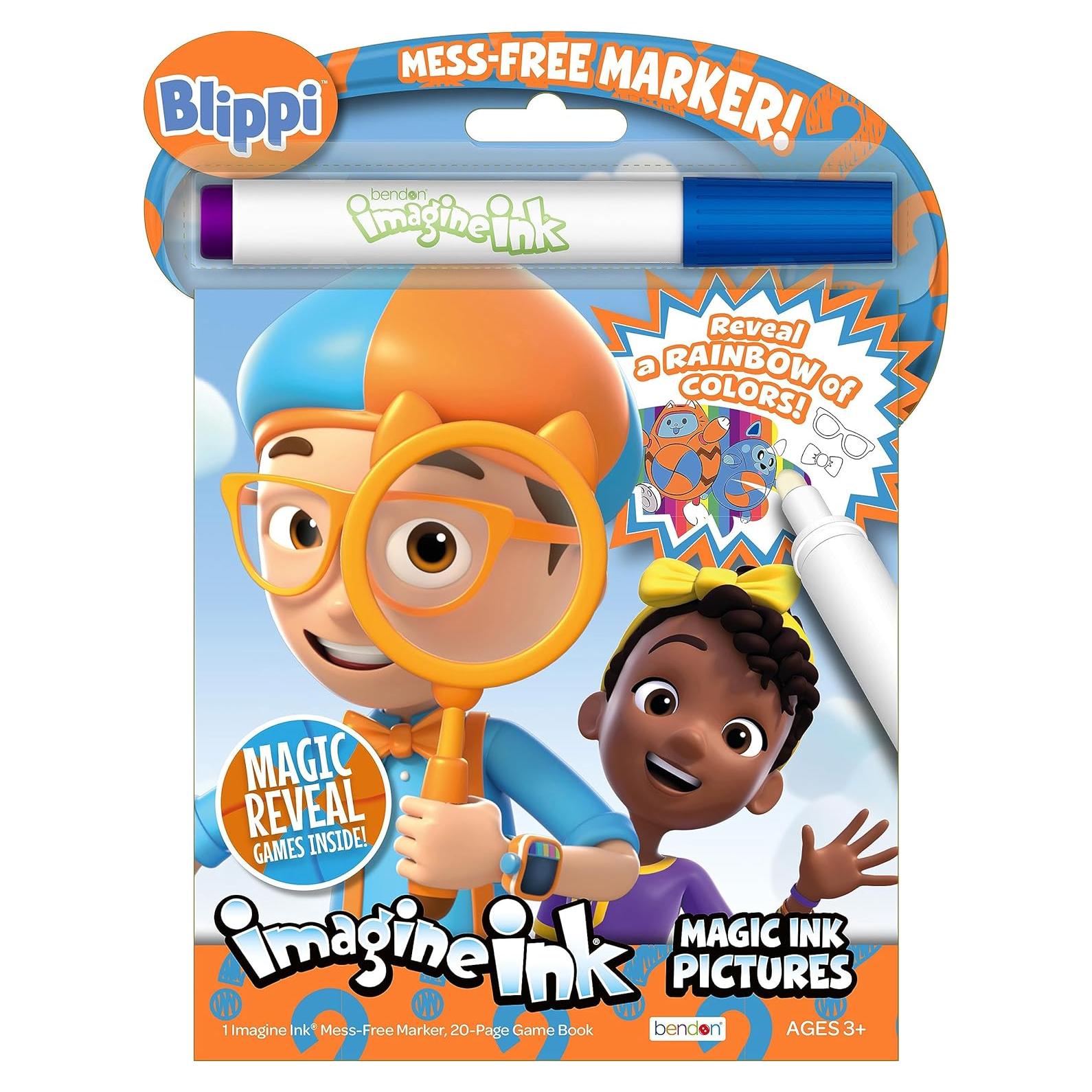 Libro para Colorear Blippi Imagine Ink 20 Páginas Sin Desorden