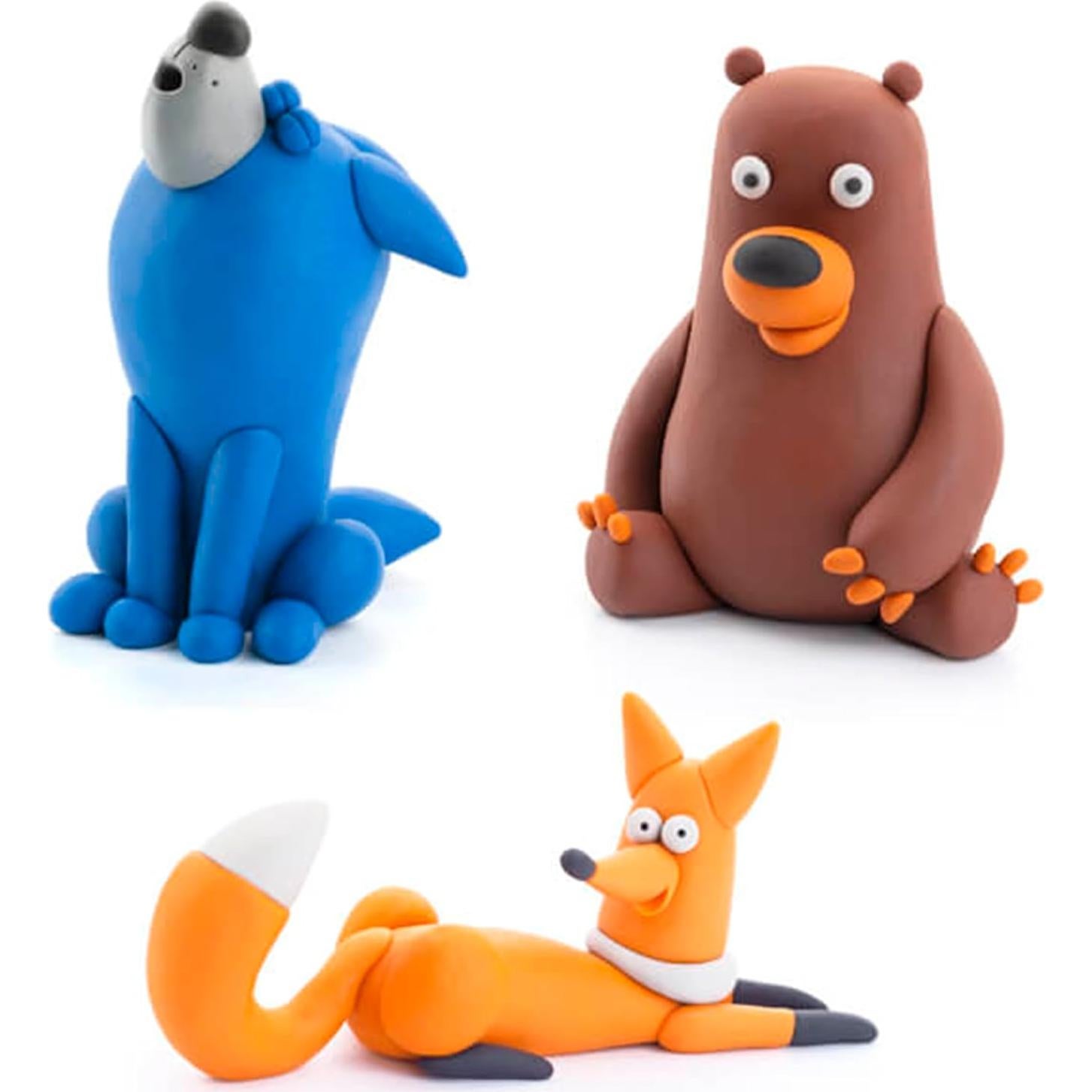 Kit de Arcilla Fat Brain Toys Hey Clay Animales del Bosque