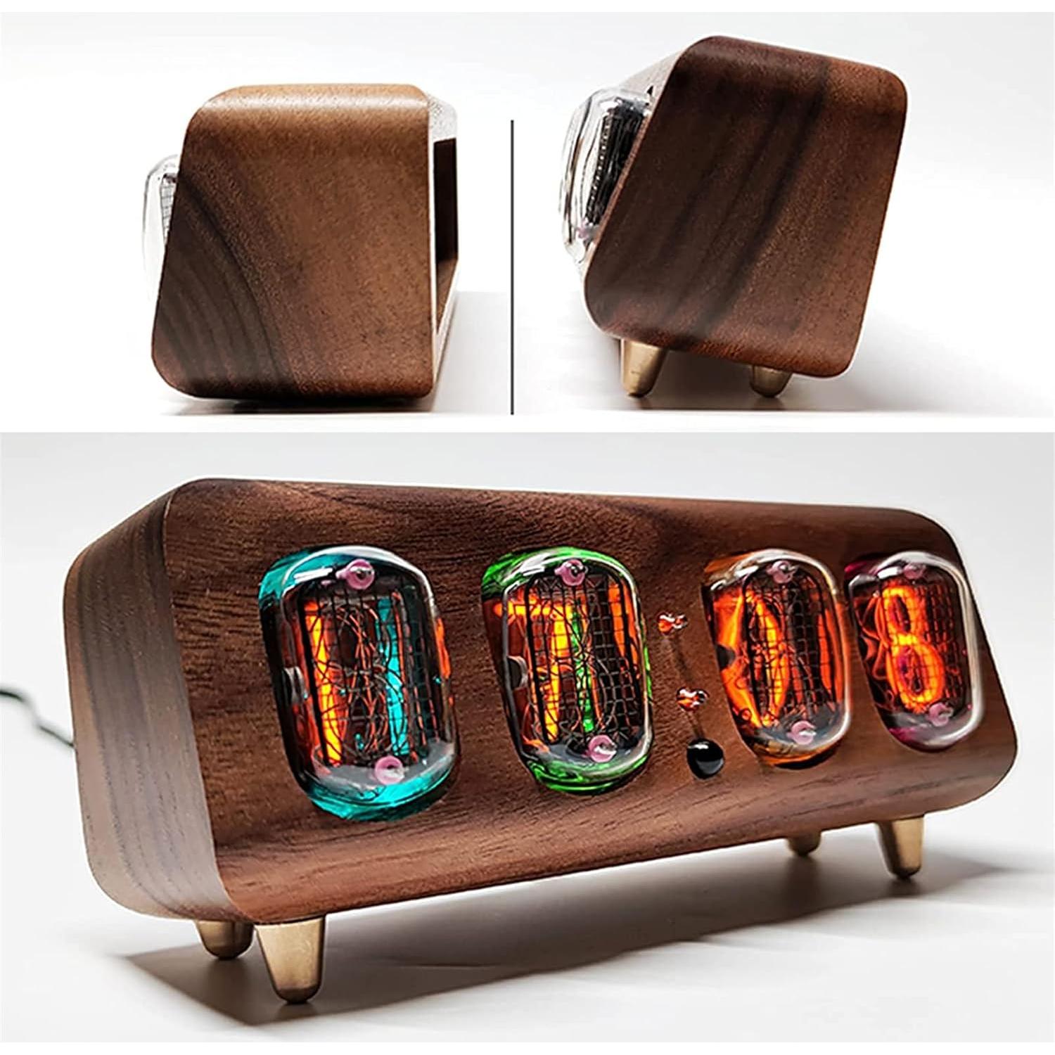 Reloj Electrónico Retro BMHGS con Tubo de Luz LED Ajustable
