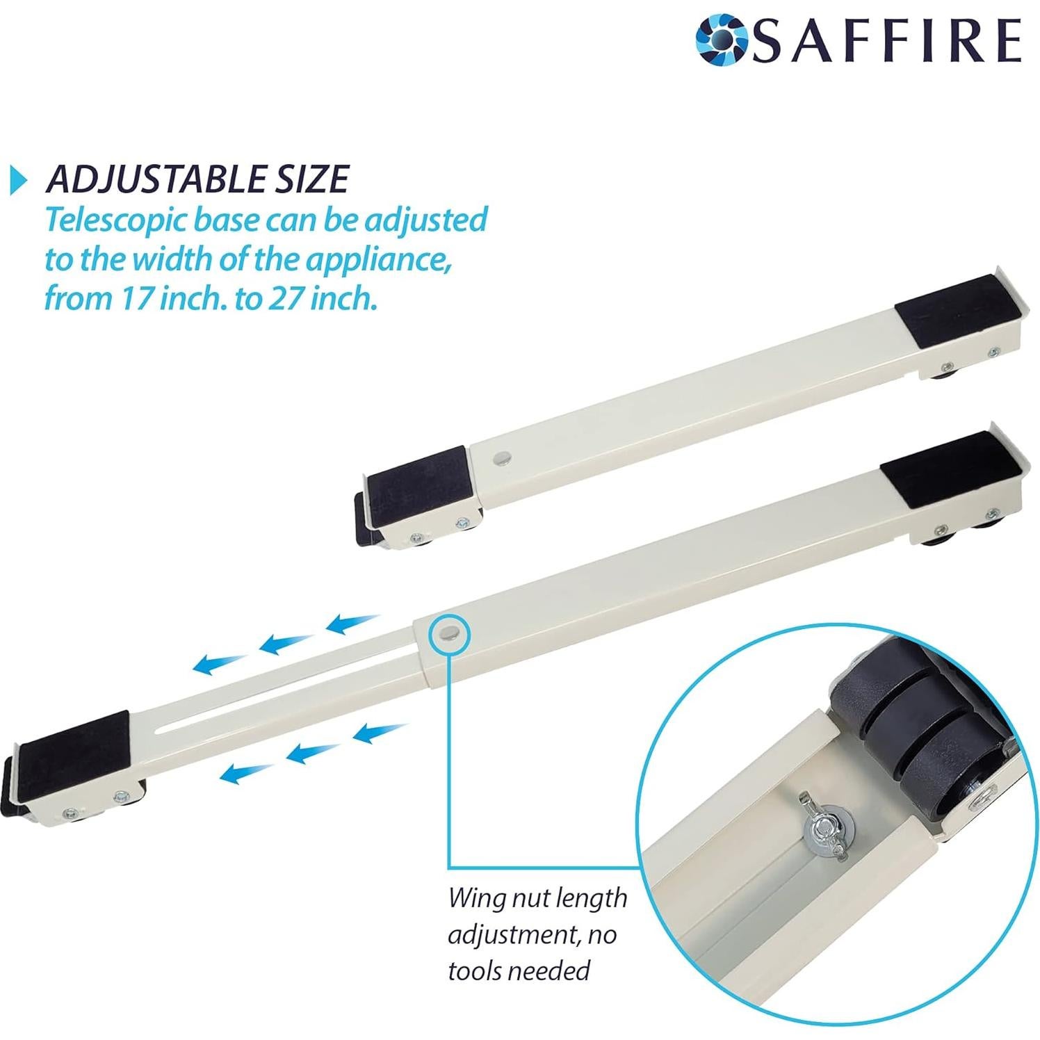 Rodillos Ajustables Saffire para Electrodomésticos 40-70 cm