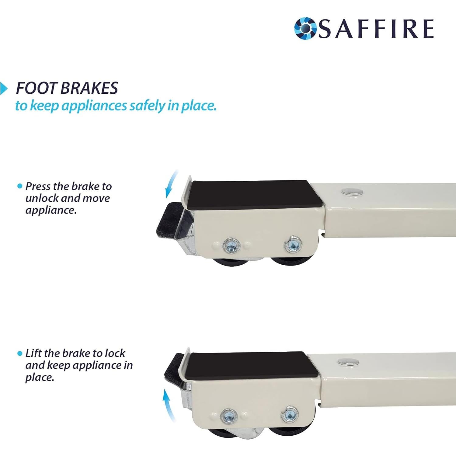 Rodillos Ajustables Saffire para Electrodomésticos 40-70 cm