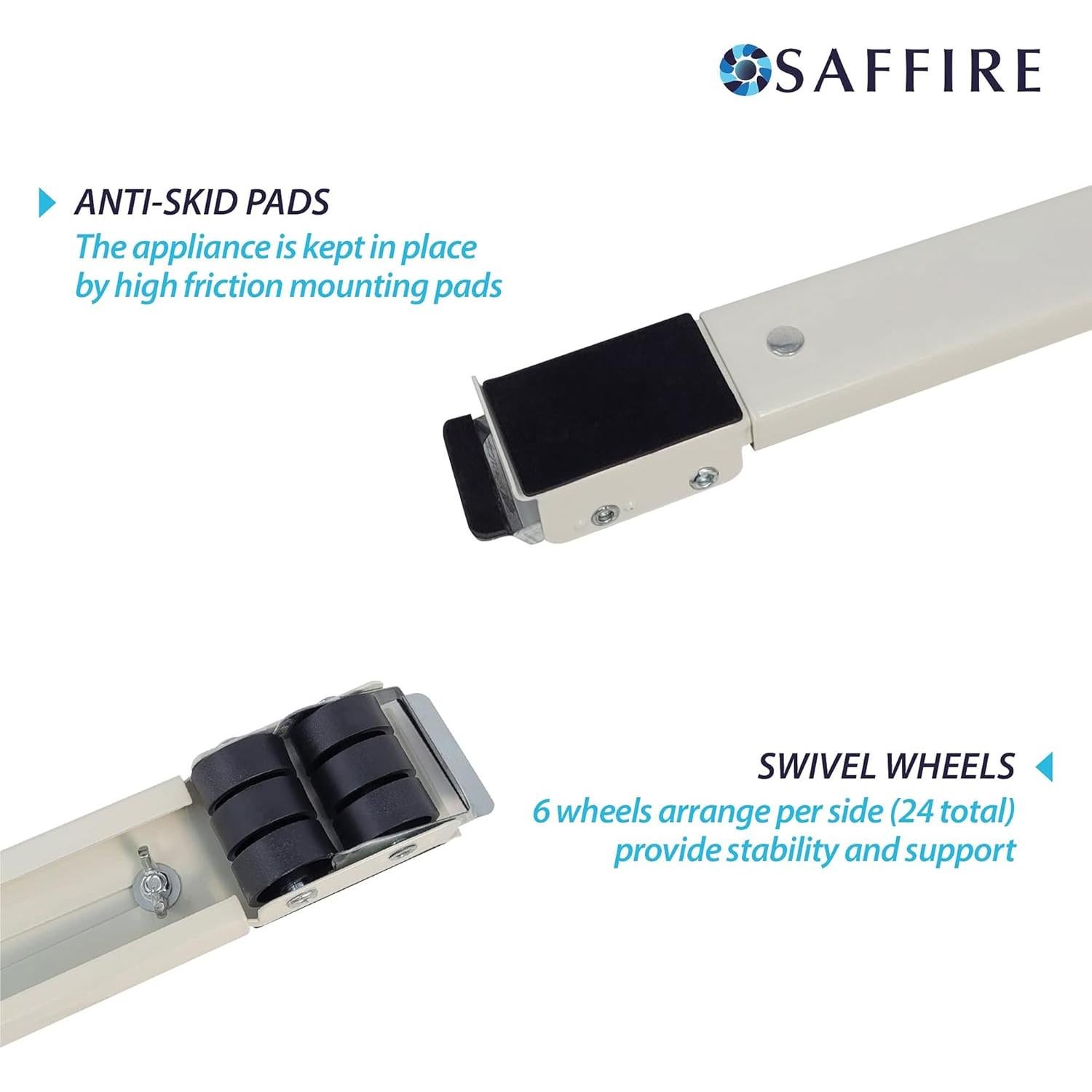 Rodillos Ajustables Saffire para Electrodomésticos 40-70 cm