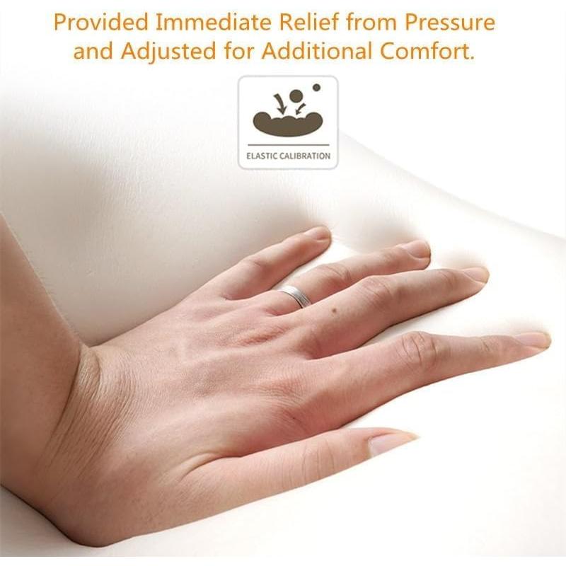 Cojín de Soporte Lumbar y de Cabeza AZNZKEZHU Rosa