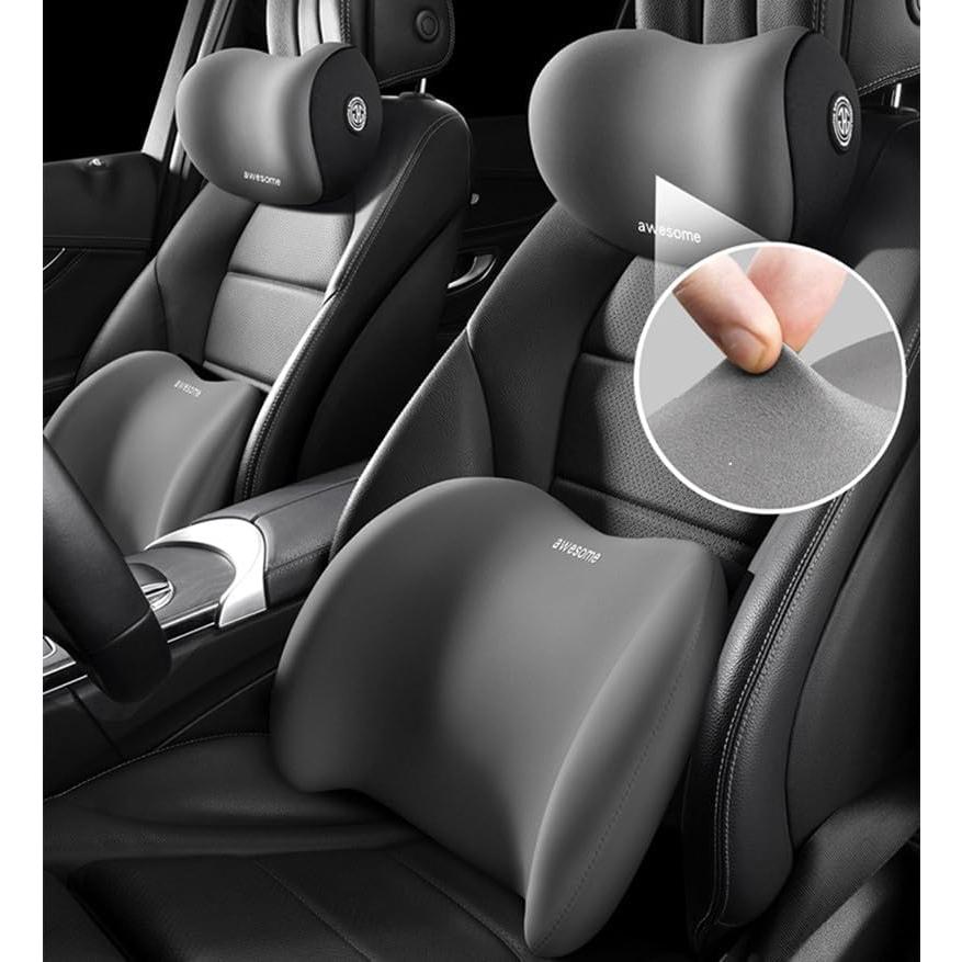 Kit Almohadas Soporte Lumbar y Cuello Sothuba Gris