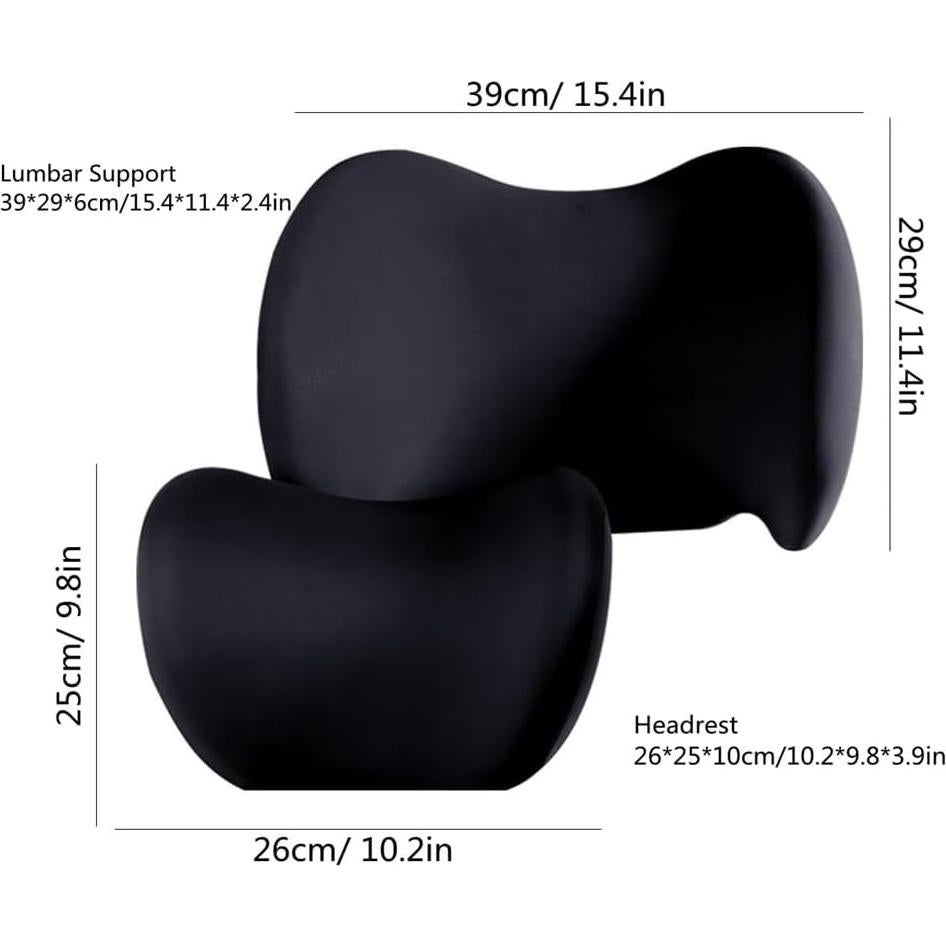 Kit Almohadas Soporte Lumbar y Cuello Sothuba Gris