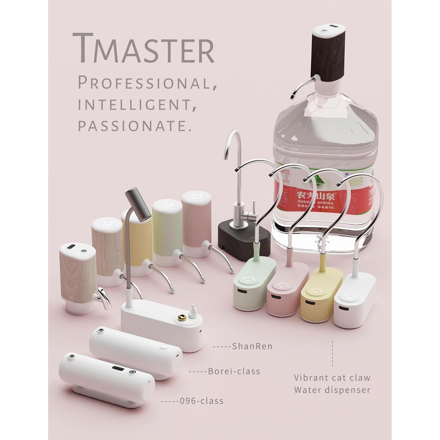 Dispensador de Agua Eléctrico TMASTER 5 Galones USB Tipo-C