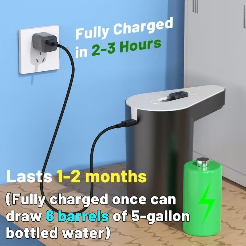 Dispensador de Agua Eléctrico VAPTEC 5 Galones Panda-Negro