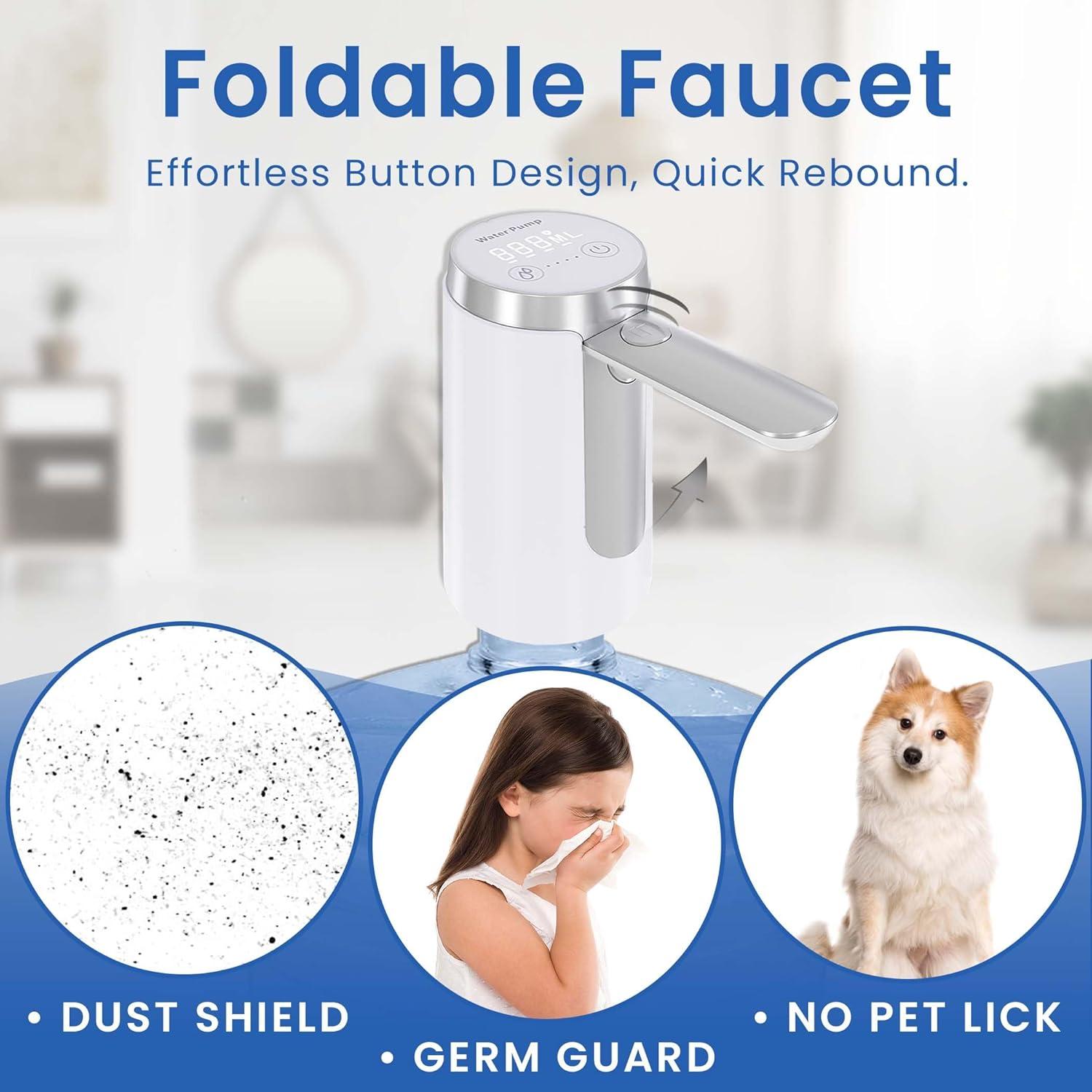 Dispensador de Agua Eléctrico UNNEES 5 Galones con Pantalla LED