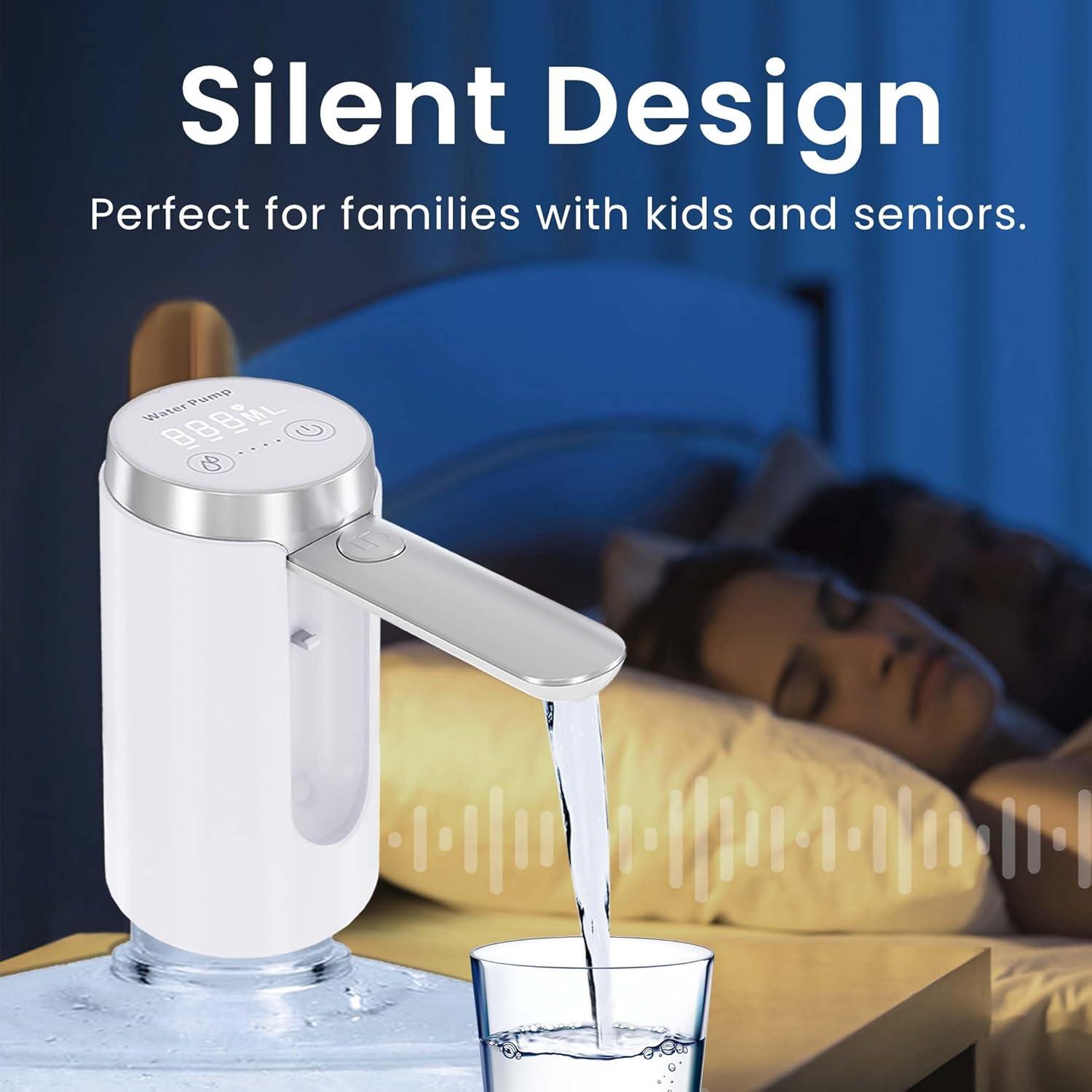 Dispensador de Agua Eléctrico UNNEES 5 Galones con Pantalla LED