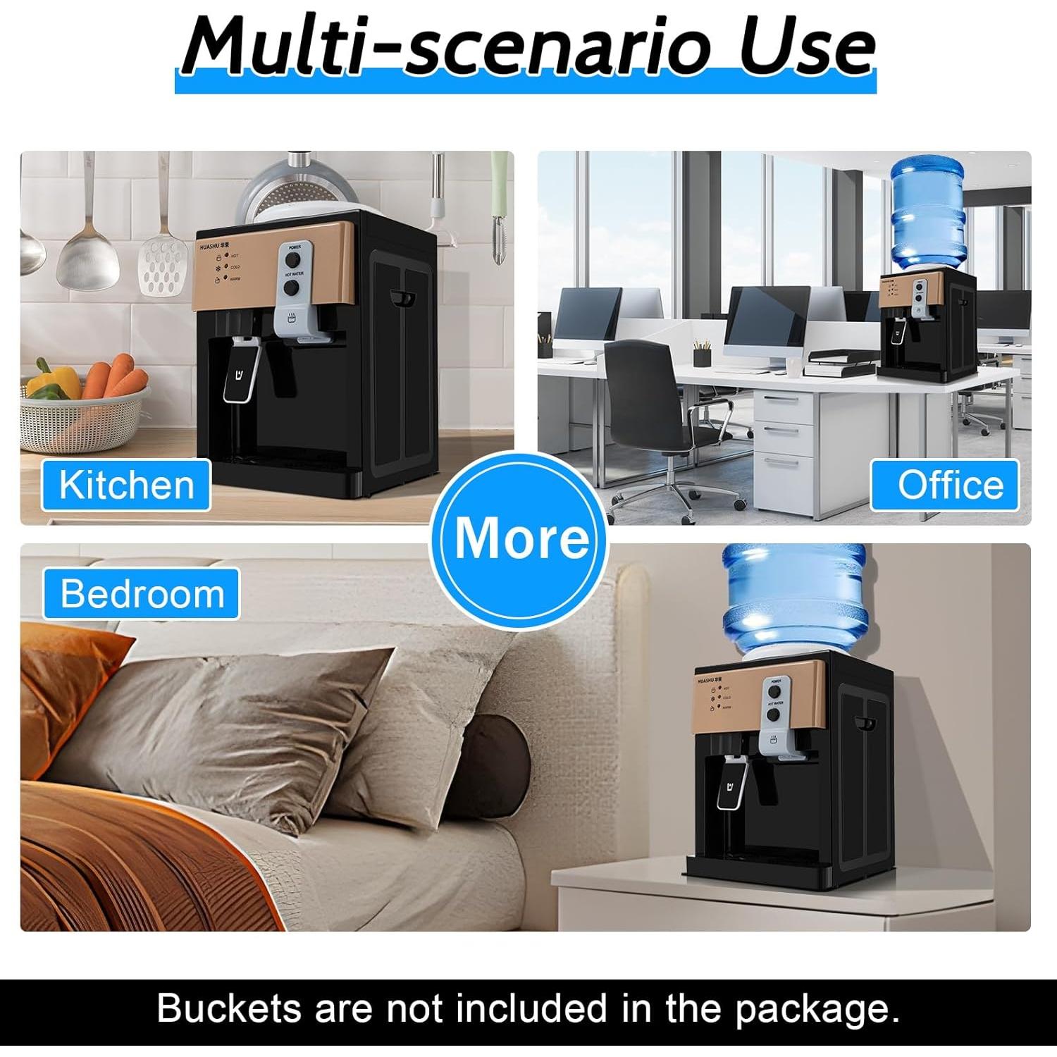 Dispensador de Agua Eléctrico QWNBG 5 Galones Caliente y Frío