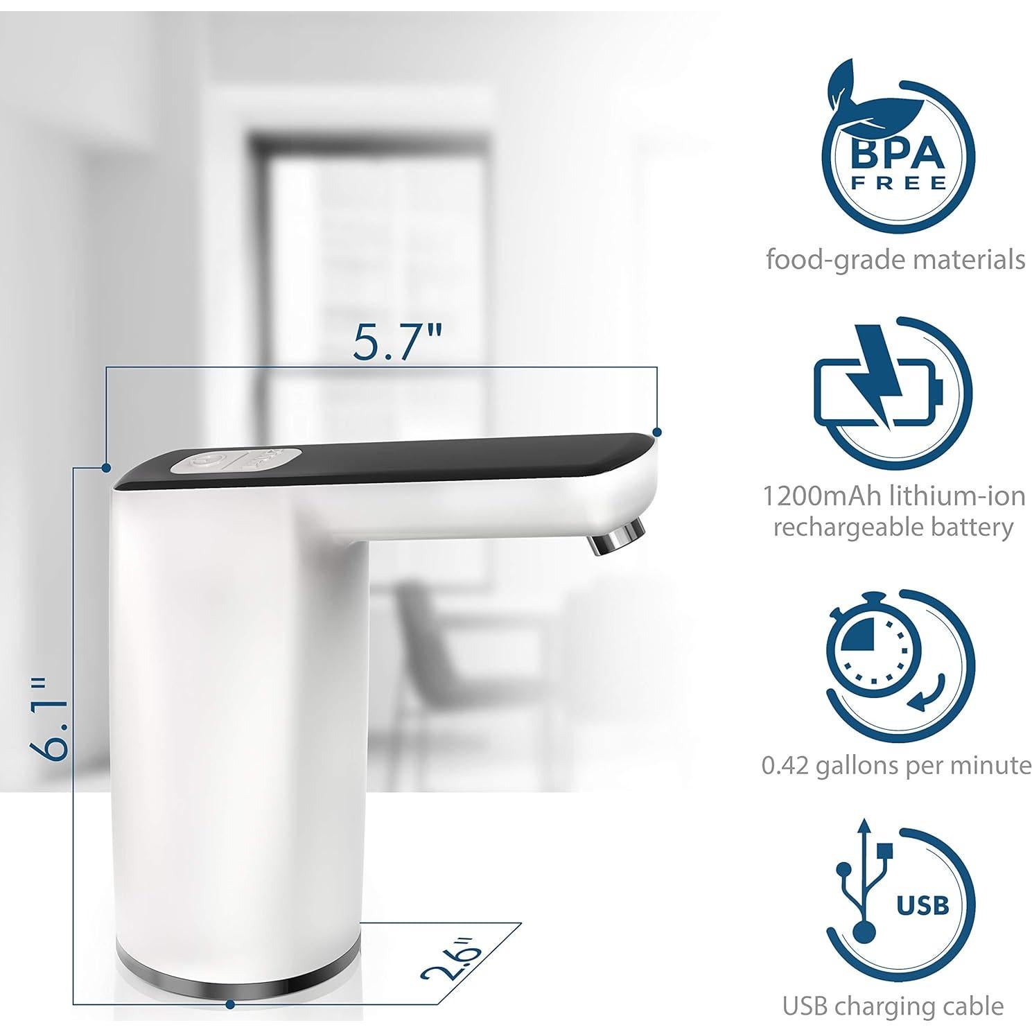Bomba de Agua Eléctrica HotFrost A22 para Jarra 5 Galones