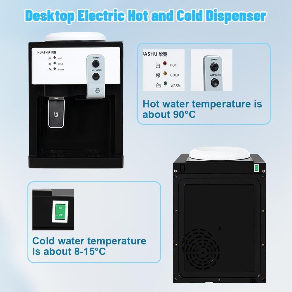 Dispensador de Agua Caliente y Fría Bazargame 18.9L Carga Superior