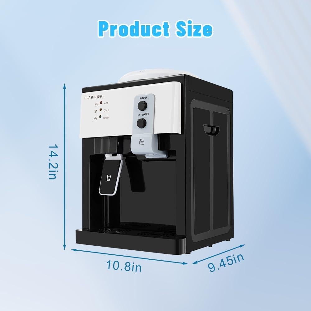 Dispensador de Agua Caliente y Fría Bazargame 18.9L Carga Superior