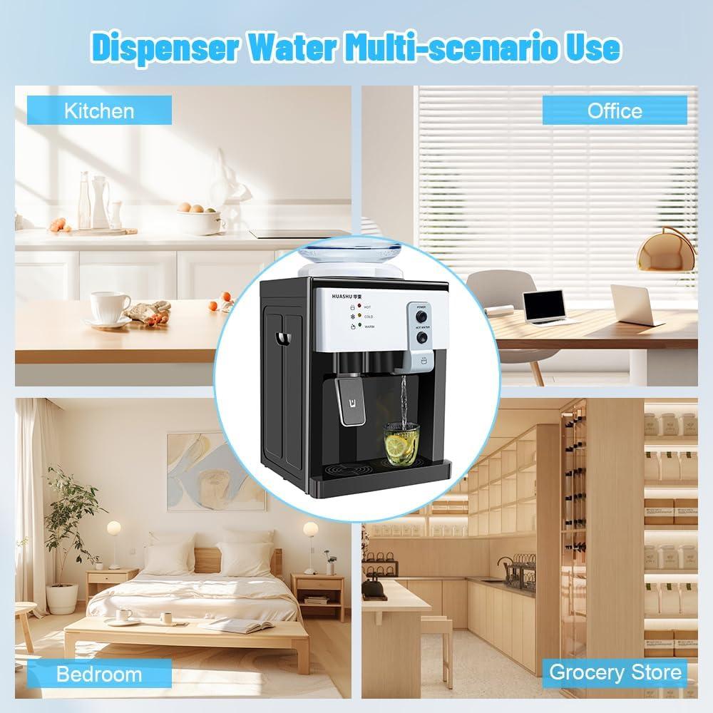 Dispensador de Agua Caliente y Fría Bazargame 18.9L Carga Superior