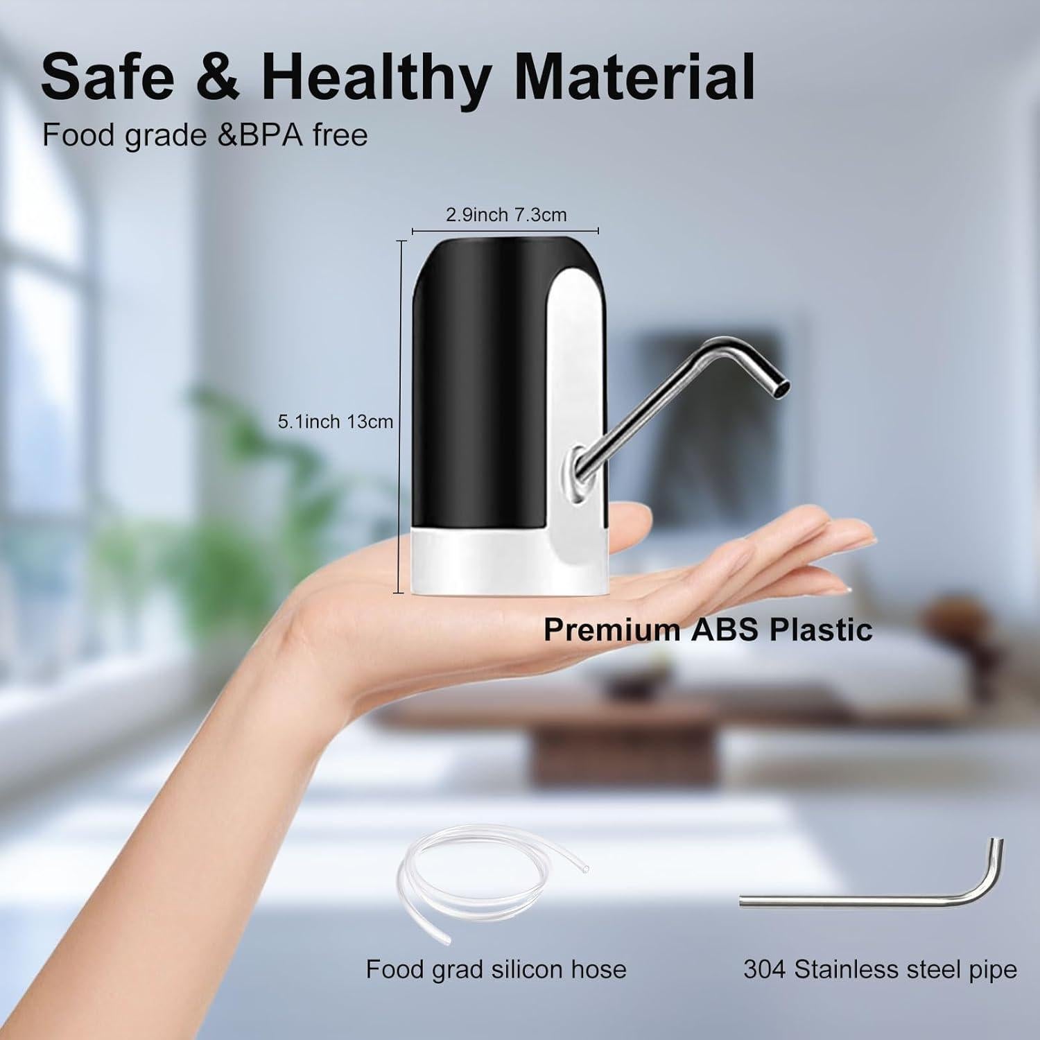 Dispensador de Agua Eléctrico Wodgreat 5 Galones USB Portátil