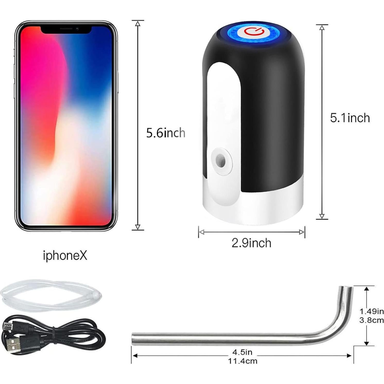 Dispensador de Agua Eléctrico Wodgreat 5 Galones USB Portátil