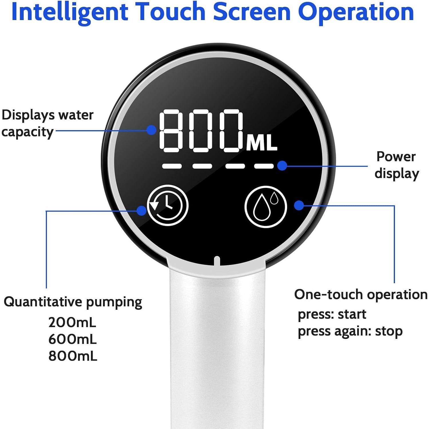 Dispensador de Agua Eléctrico Yolleach 5 Galones Plegable