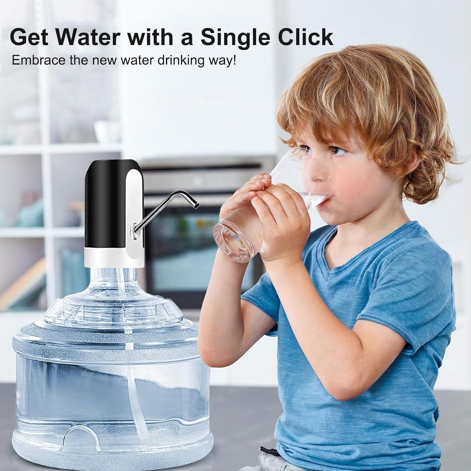 Dispensador de Agua Eléctrico Aigital 5 Galones USB Negro