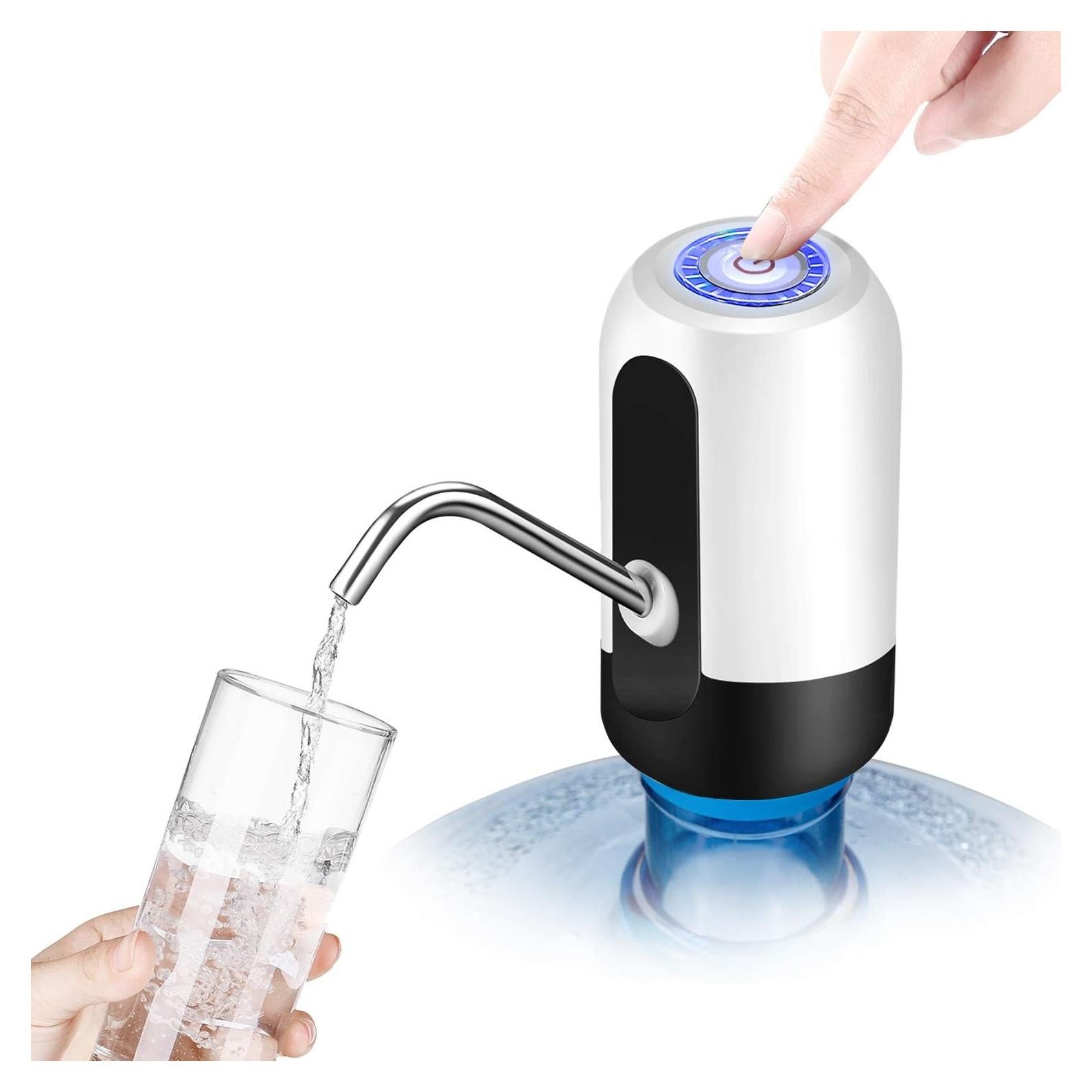 Dispensador de Agua Eléctrico Flexzion 5 Galones Blanco