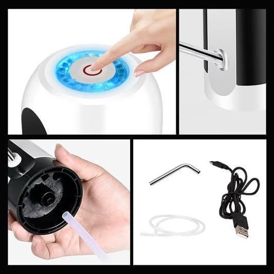 Dispensador de Agua Automático Recargable USB - Bomba 3-5 Galones
