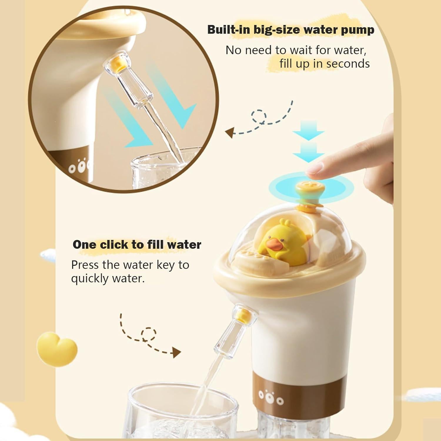 Dispensador de Agua Eléctrico Preppers Peak 5 Galones Gris