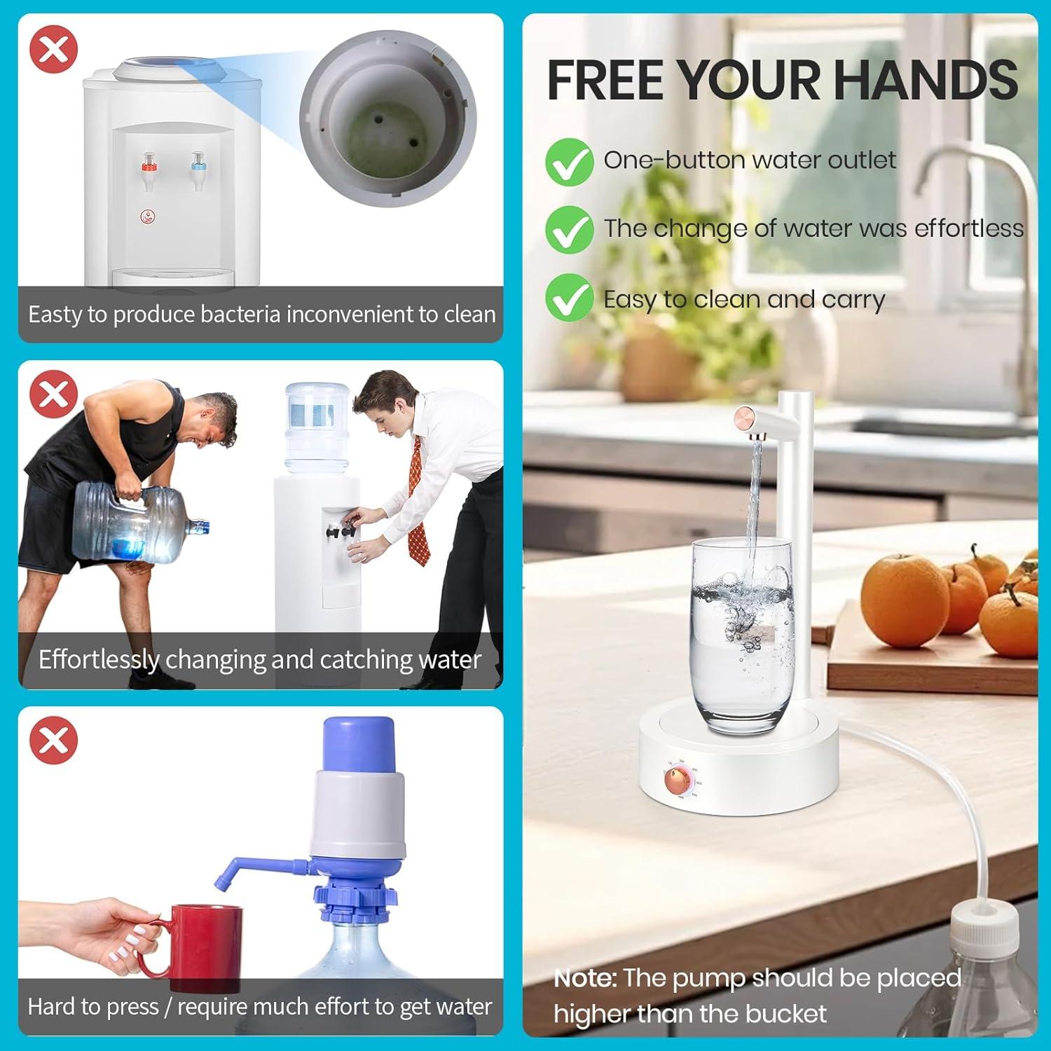 Dispensador de Agua Eléctrico Keweis 5 Galones con Sensor