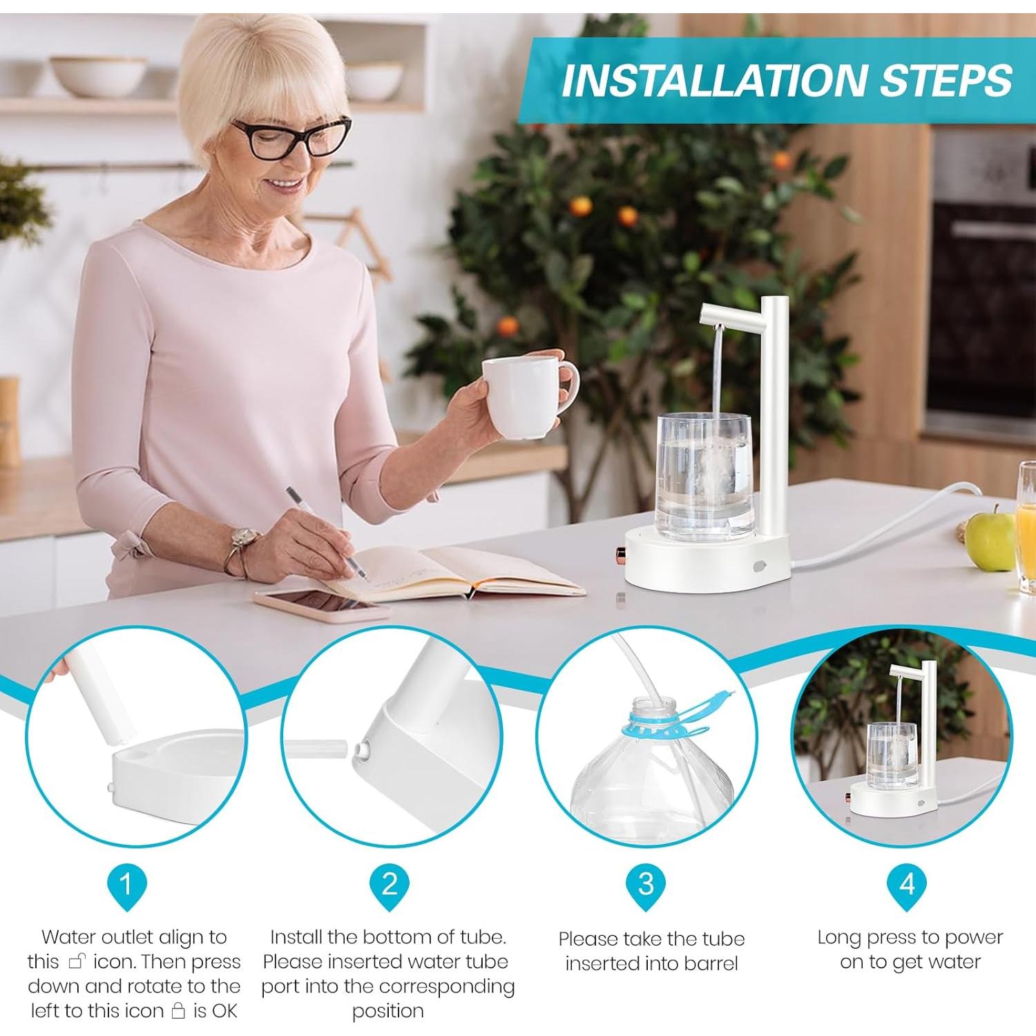 Dispensador de Agua Eléctrico Keweis 5 Galones con Sensor