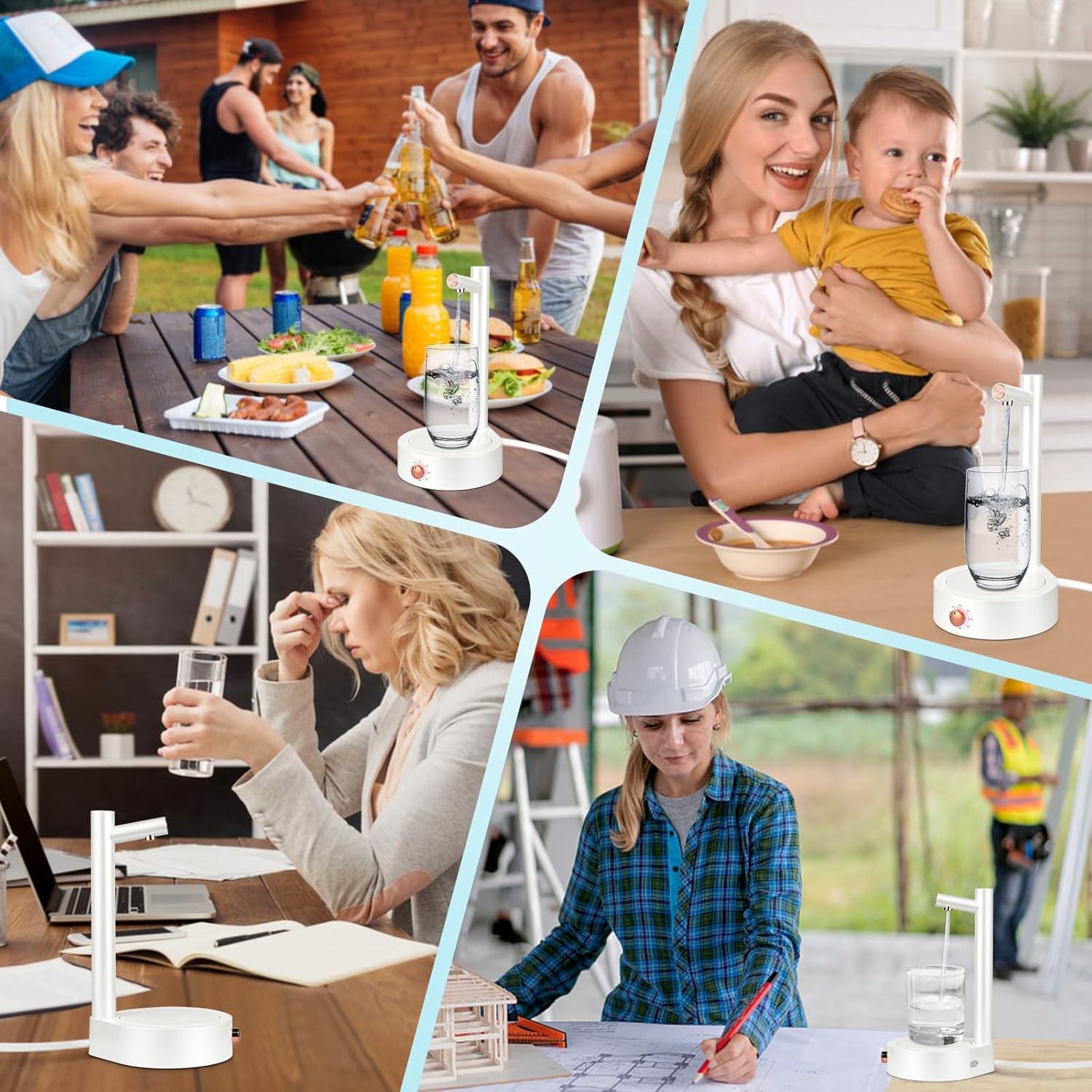 Dispensador de Agua Eléctrico Keweis 5 Galones con Sensor