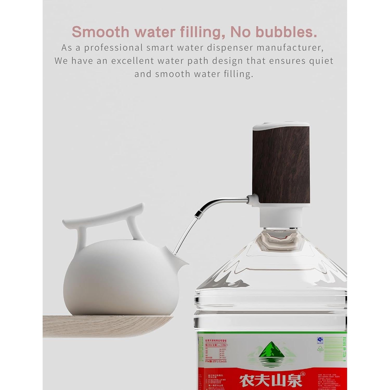 Dispensador de Agua Inteligente TMASTER 5 Galones Carga Tipo-C