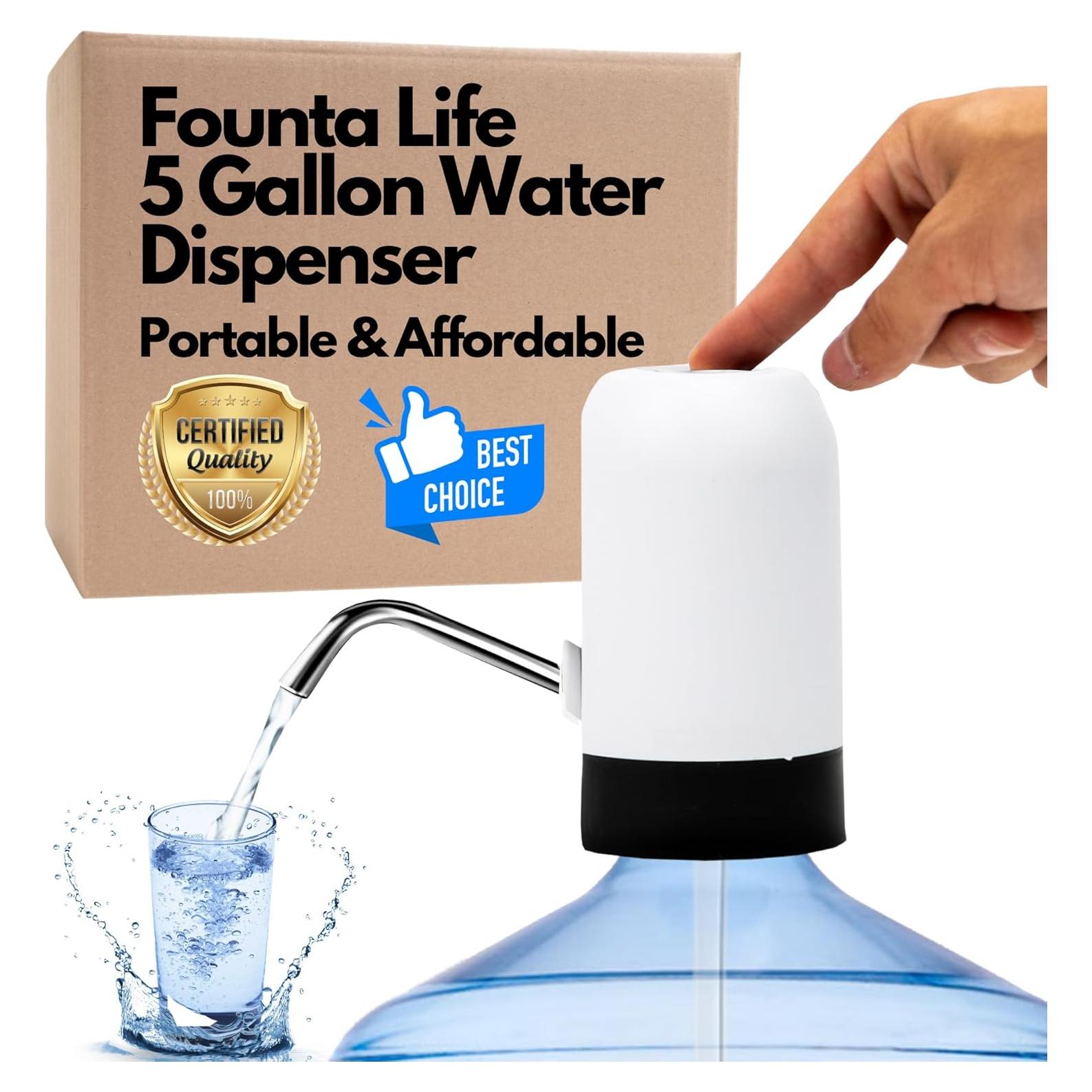 Dispensador de Agua Eléctrico Founta Life 5 Galones BPA Libre