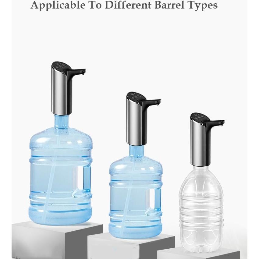 Bomba de Agua Eléctrica Aquadecor 5 Galones USB Plata