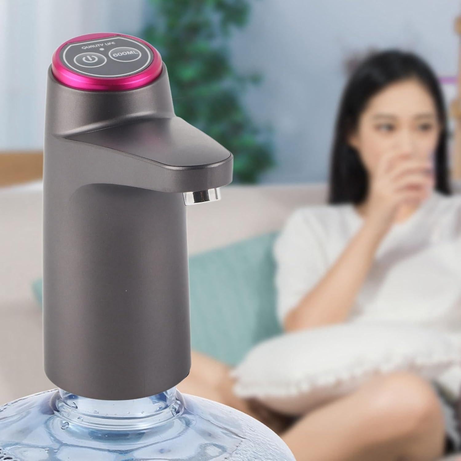 Dispensador de Agua Eléctrico Zerodis USB Negro 292g