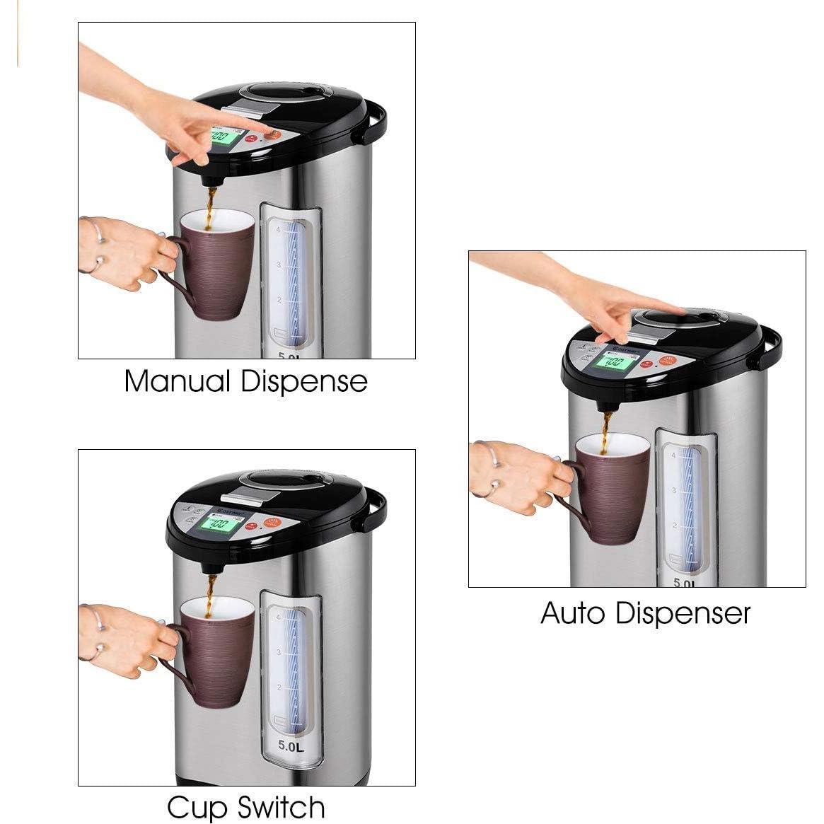 Calentador de Agua Eléctrico KOTEK 5L Acero Inoxidable