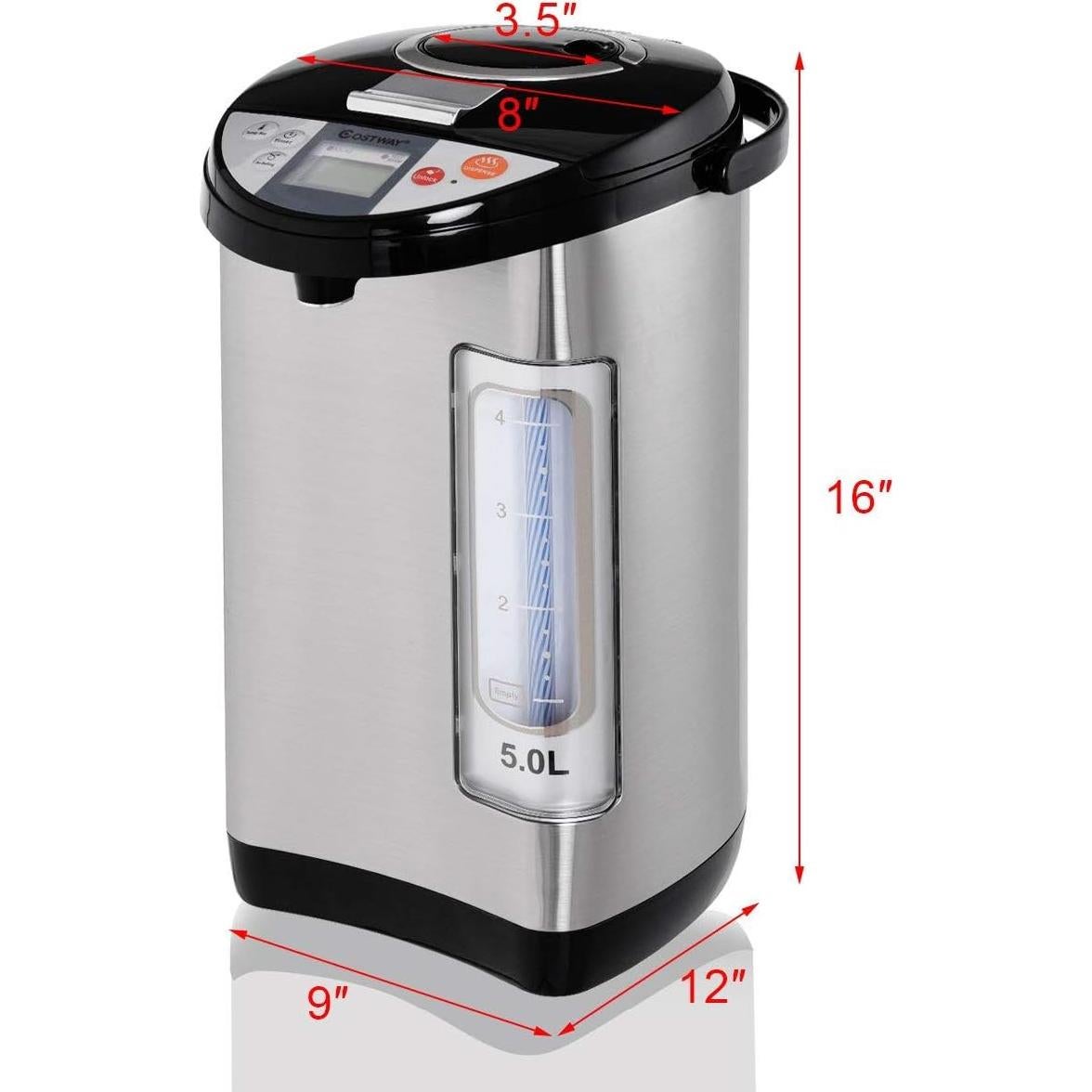 Calentador de Agua Eléctrico KOTEK 5L Acero Inoxidable