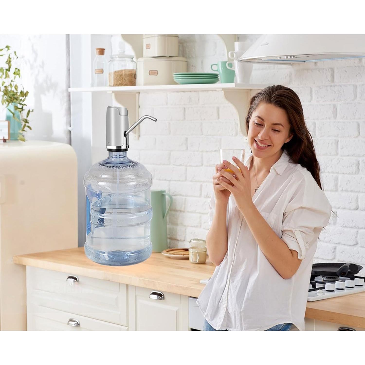 Dispensador de Agua Eléctrico Feeliy 5 Galones USB Gris