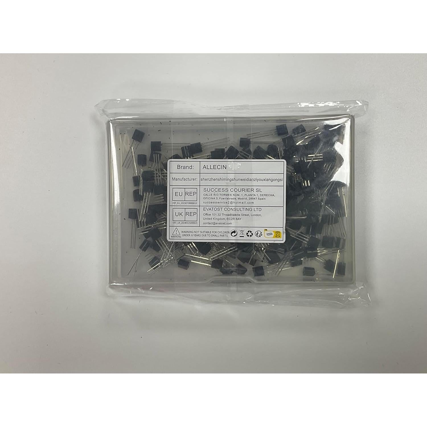 Transistores Amplificadores NPN ALLECIN 2N2222 TO-92 200 Piezas