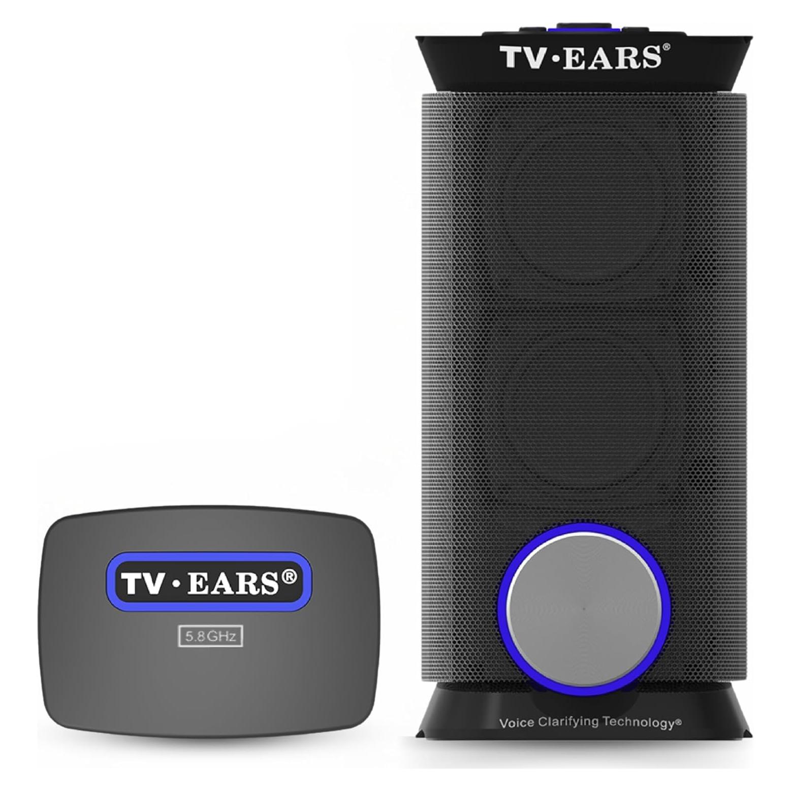 Altavoces Inalámbricos EARS para TV 5.8 GHz, Voz Clara