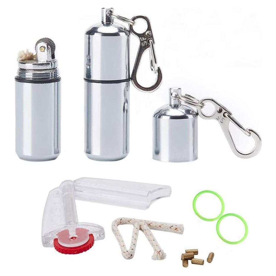 Paquete de 2 Encendedores Mini Impermeables Dreambay EDC